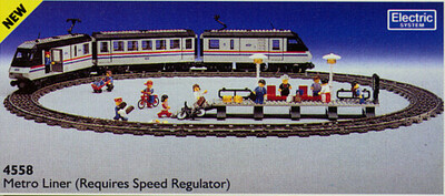 Lego System Zug Set 4558 Metroliner