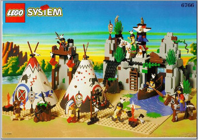 Lego Western Set 6766 Rapid River Village