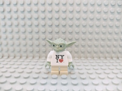 Lego Star Wars Minifigur Yoda NY I Love Reprint