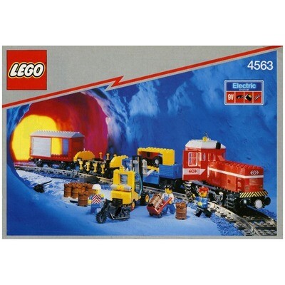 Lego System Zug Set 4563 Güterzug 9V