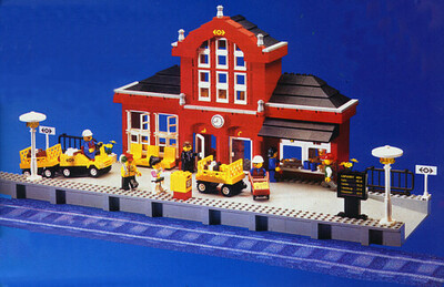 Lego System Zug Set 2150 Bahnhof
