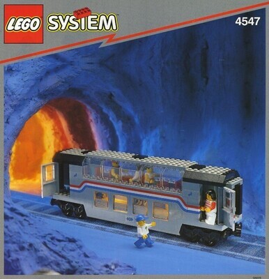 Lego System Zug Set 4547 Panoramawagen