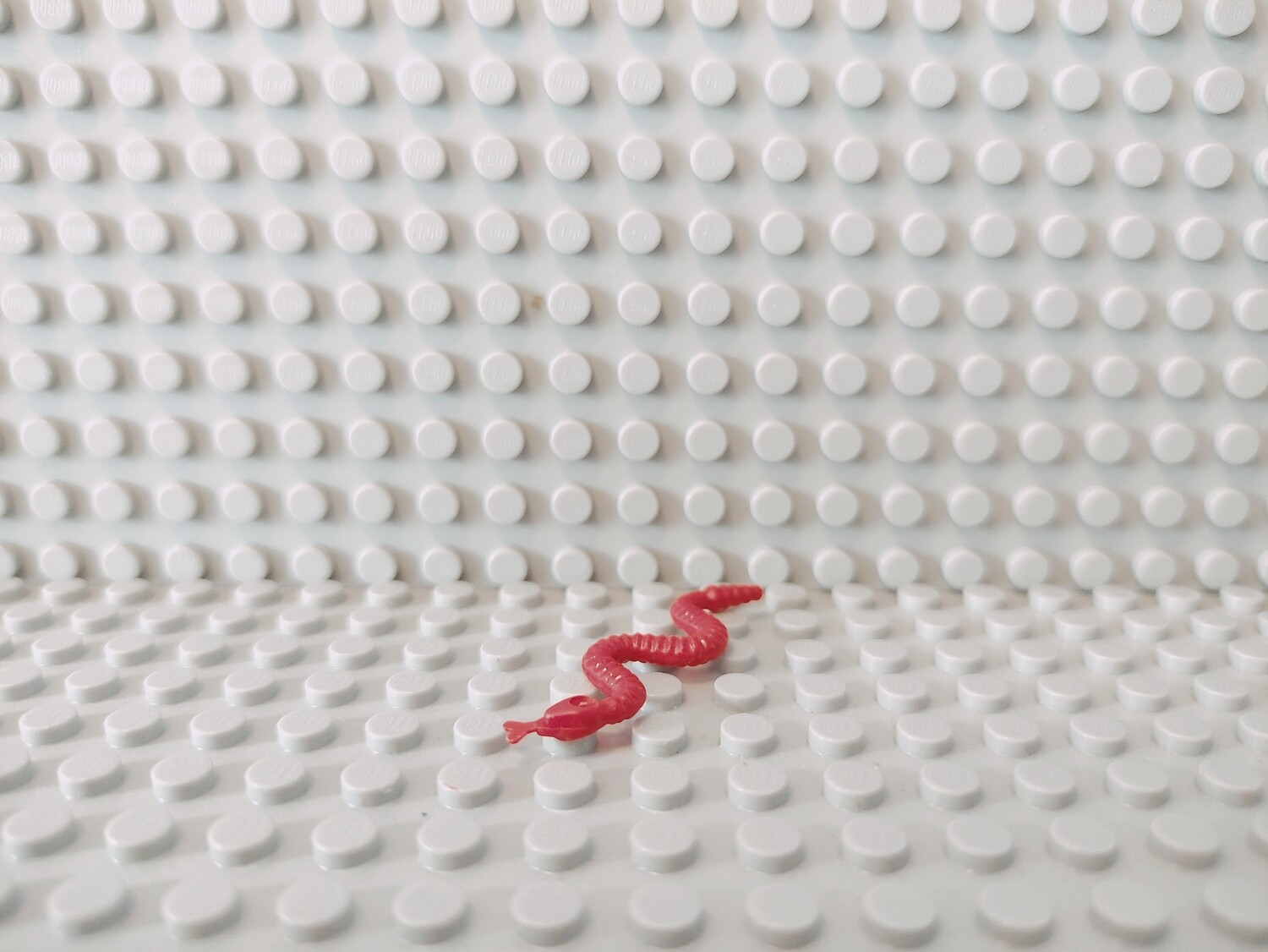 Lego Tiere Schlange rot