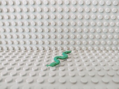 Lego Tiere Schlange grün