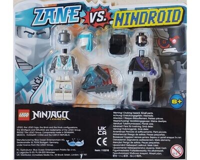 Lego Ninjago Minifigur Zane vs Nindroid Polybag