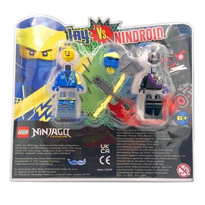 Lego Ninjago Minifigur Jay vs Nindroid Polybag