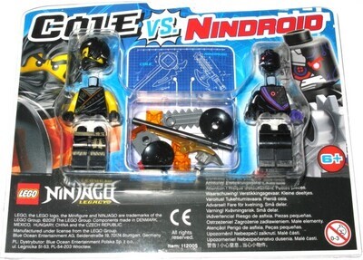 Lego Ninjago Minifigur Cole vs Nindroid Polybag