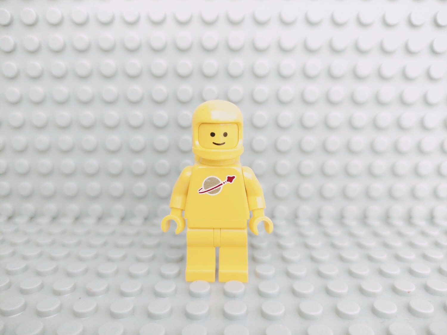 Lego Space Minifigur Classic Space Astronaut gelb