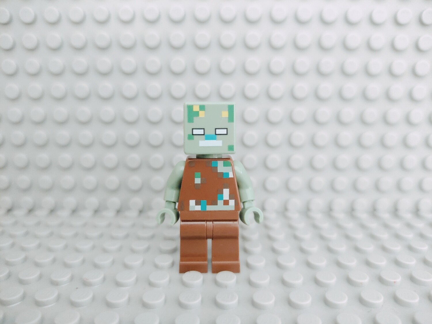 Lego Minecraft Minifigur Drowned Zombie
