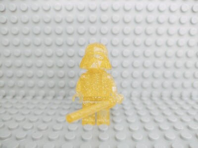 Lego Star Wars Minifigur Darth Vader Prototype glitzer gelb