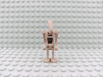 Lego Star Wars Minifigur Battle Droid Geonosian mit Backplate