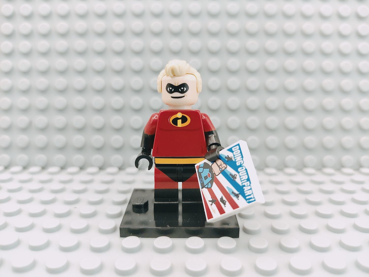 Lego Minifigures Minifigur Mr. Incredible Disney Series 1