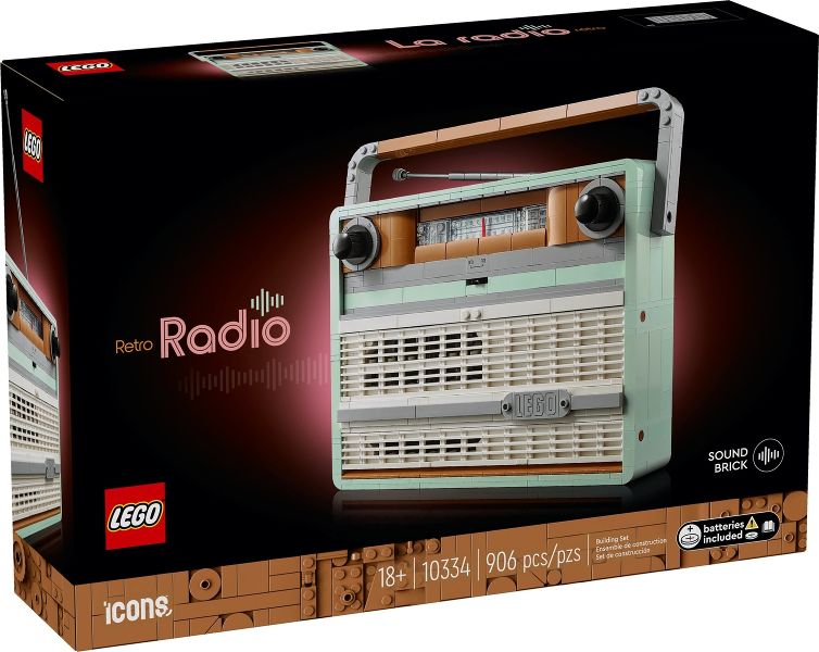 Lego Icons 10334 Retro Radio