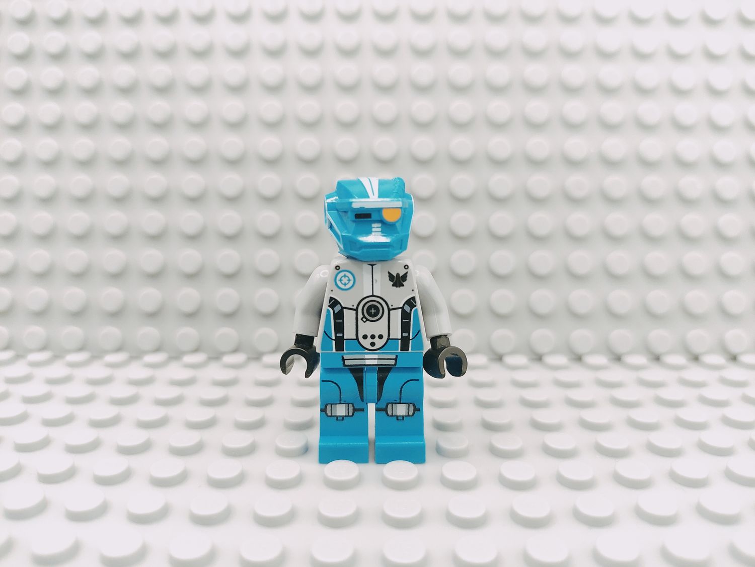 Lego Galaxy Squad Minifigur Dark Azure Robot Sidekick