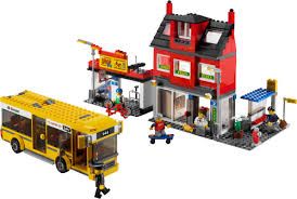 Lego City 7641 Stadtviertel mit Bus *Ovp beschädigt*