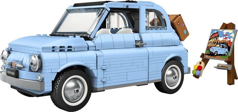 Lego Creator Expert 77942 Fiat 500 Light Blue