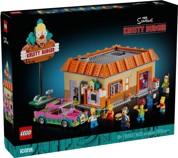 Lego Icons 10352 The Simpsons Krusty Burger