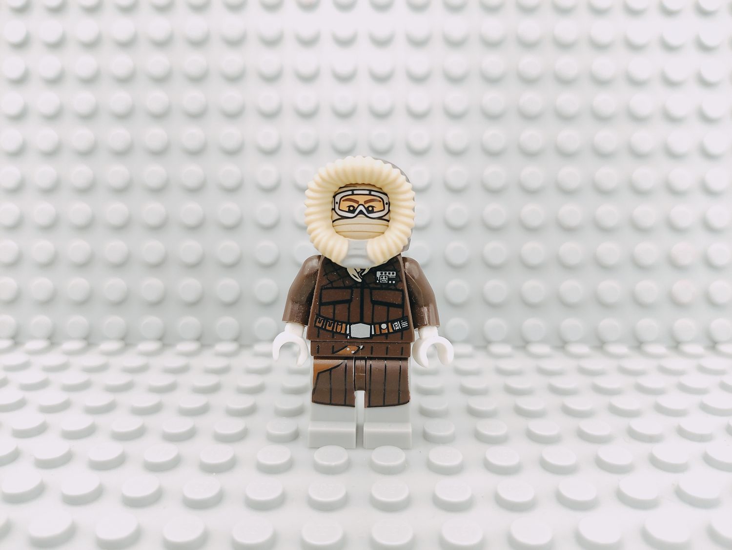 Lego Star Wars Minifigur Han Solo mit Kapuze