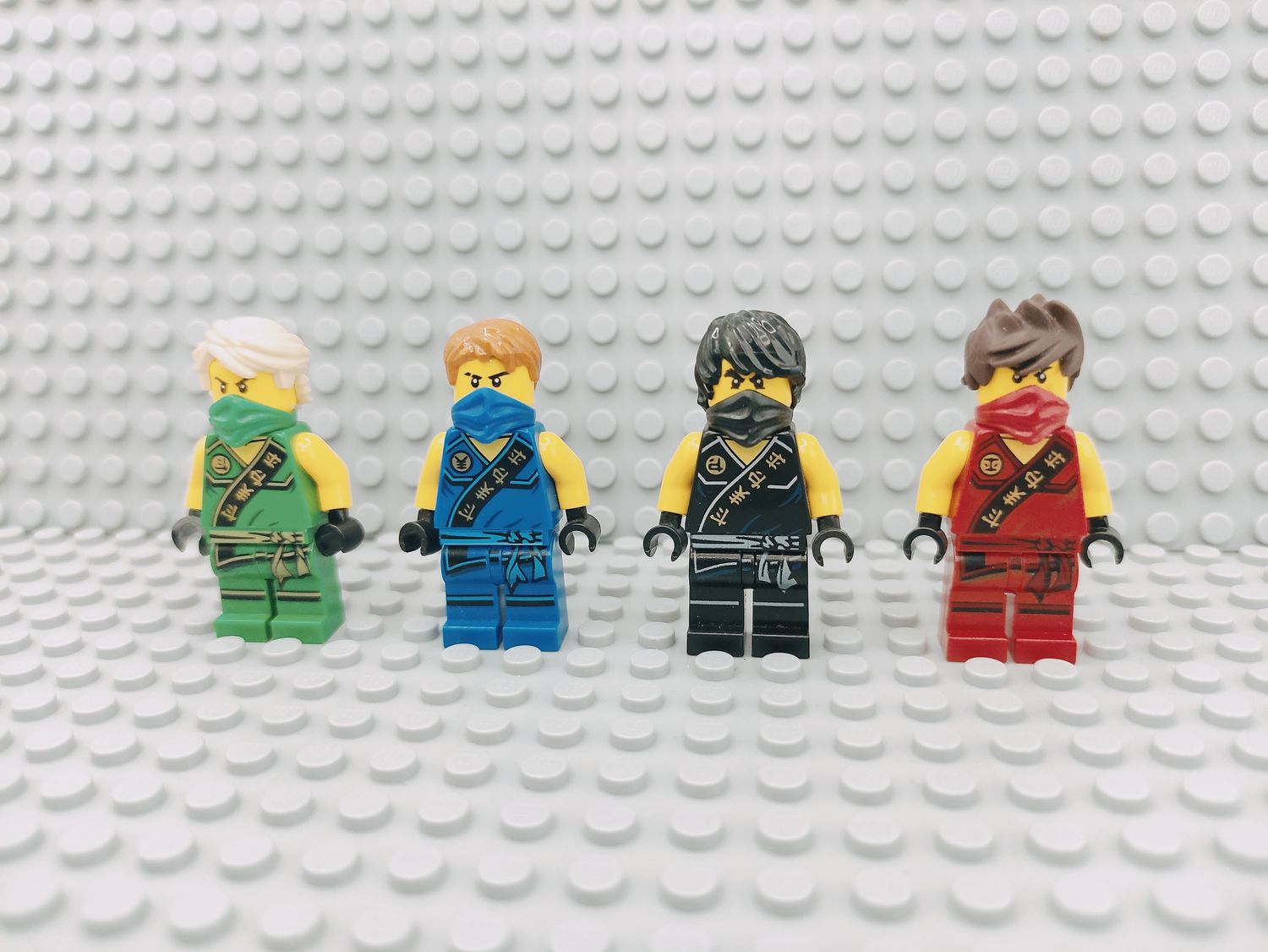Lego Ninjago Minifiguren Alle 4 Ninjas Tournement of Elements