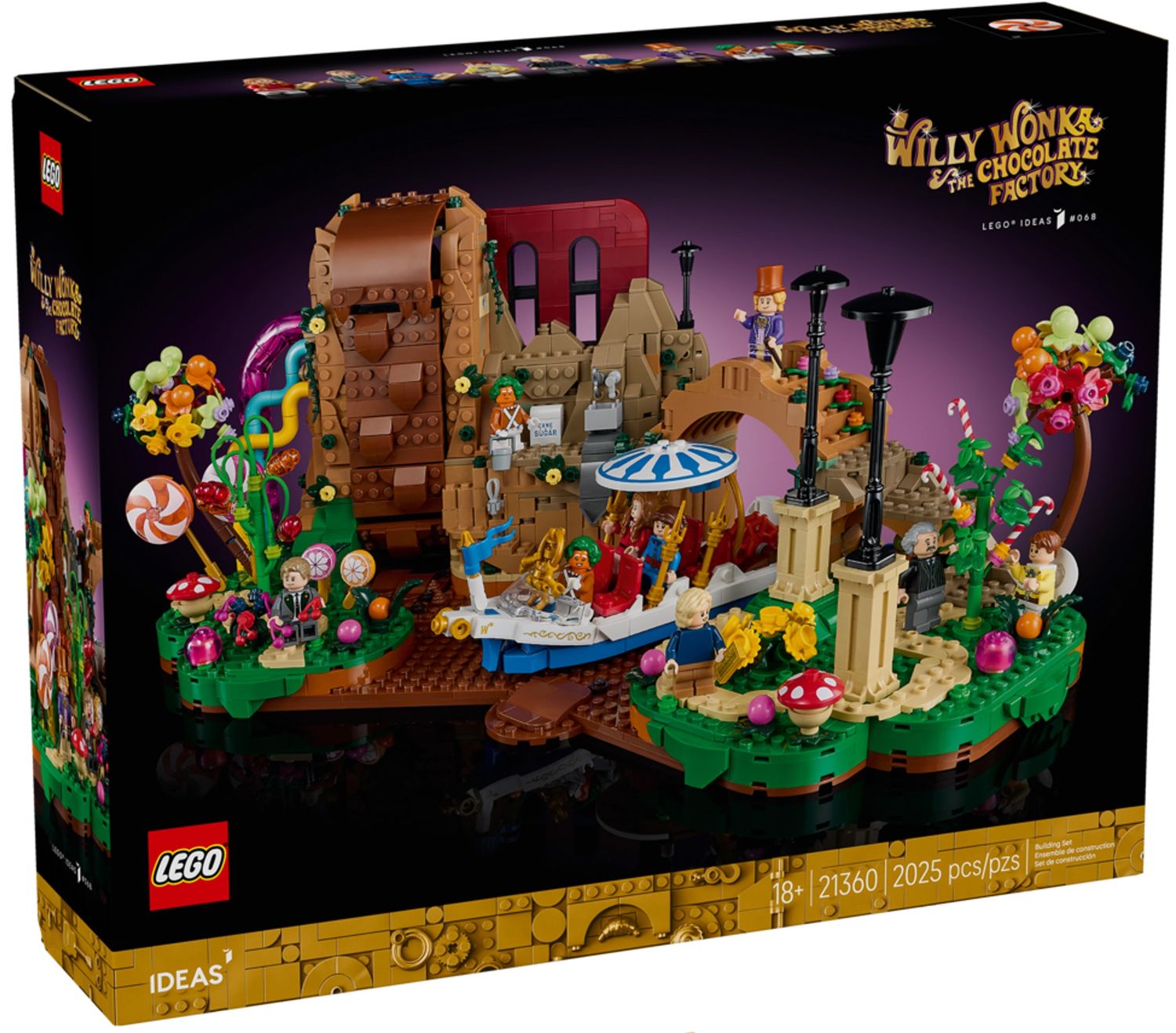 Lego Ideas 21360 Willy Wonka und die Schokoladenfabrik