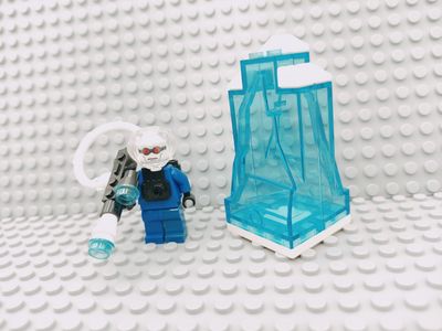 Lego Super Heroes Minifigur Mr. Freeze mit Zubehör
