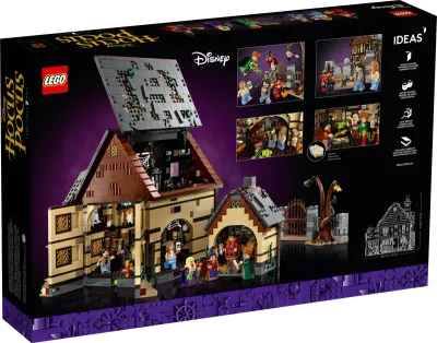 Lego Disney Hocus Pocus 21341 The Sanderson Sisters' Cottage