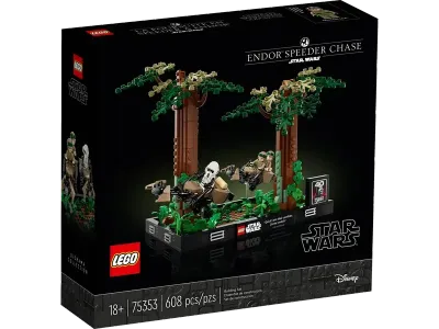 Lego Star Wars Set 75353 Endor Speeder Chase Diorama