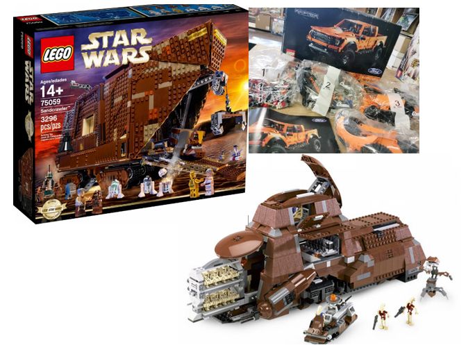 Lego 2126, 75059 und 7662 gem. Email