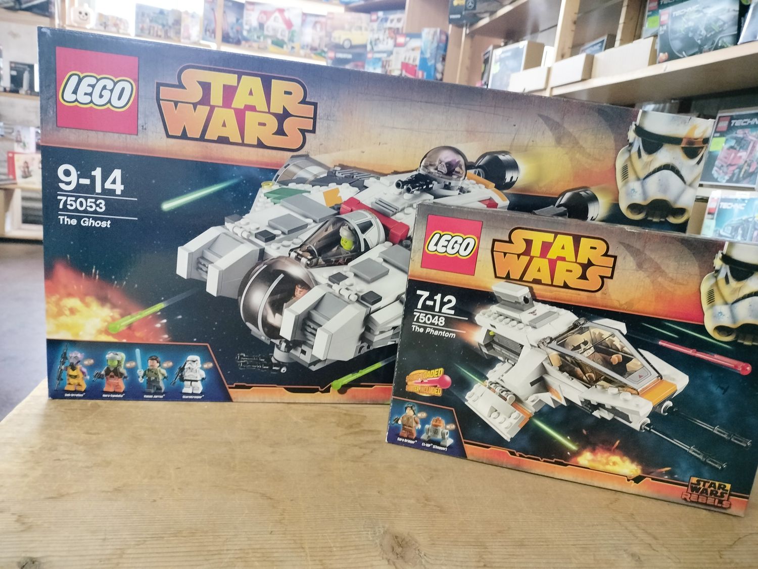 Lego Star Wars 75053 The Ghost + 75048 The Phantom in OVP