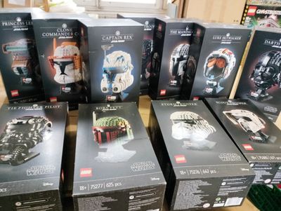 Lego Star Wars Helme Konvolut komplett bis 2024 Neu &amp; OVP