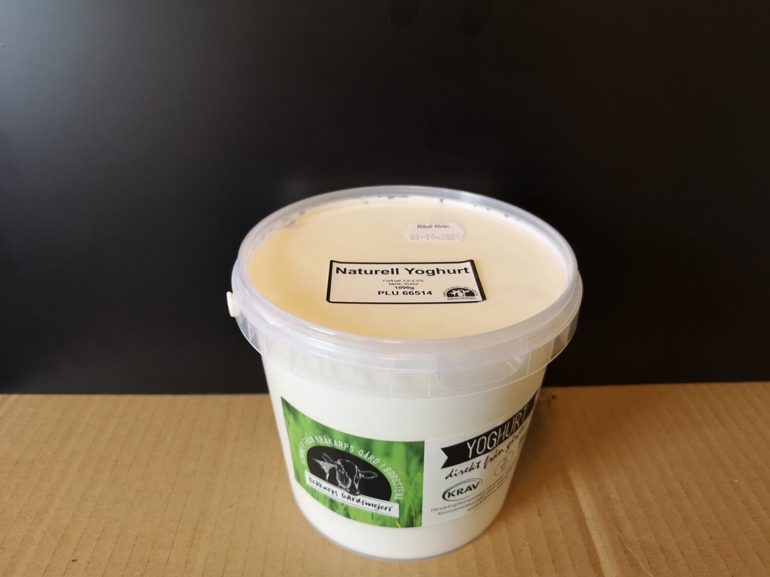Naturell yoghurt i hink 1 liter