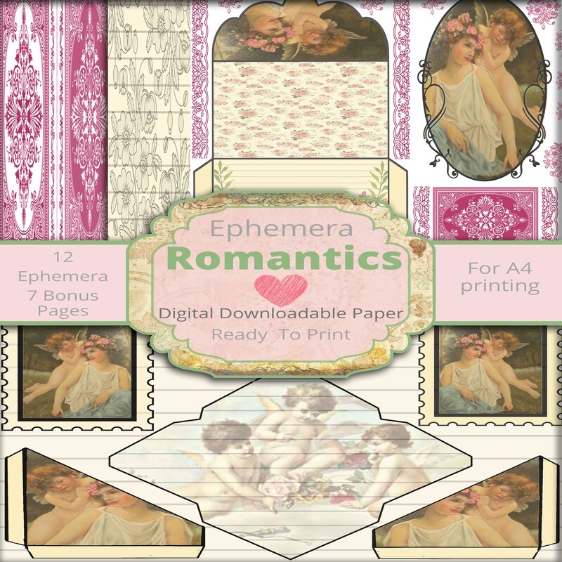 Romantics Ephemera and Pockets and Envelopes