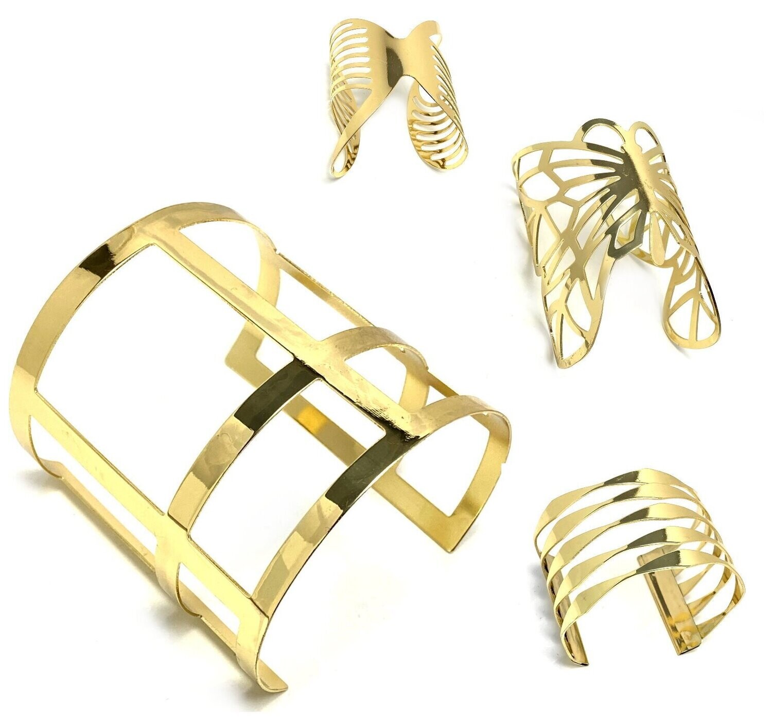 Amspange  Armreif Armklammer goldfarben in verschiedenen Formen