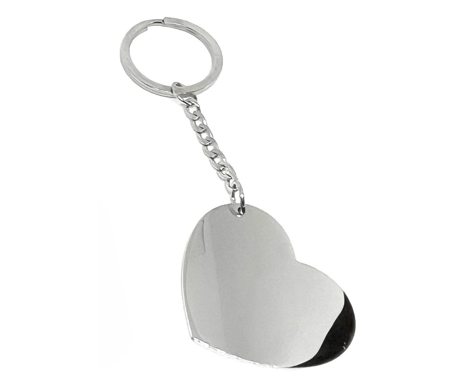 Vintage Schlüsselanhänger Silber Herz Anhänger Gravur Edelstahl Medaillon 11cm Vintage Schlüsselanhänger Silber Herz Anhänger Gravur Edelstahl Medaillon 11cm