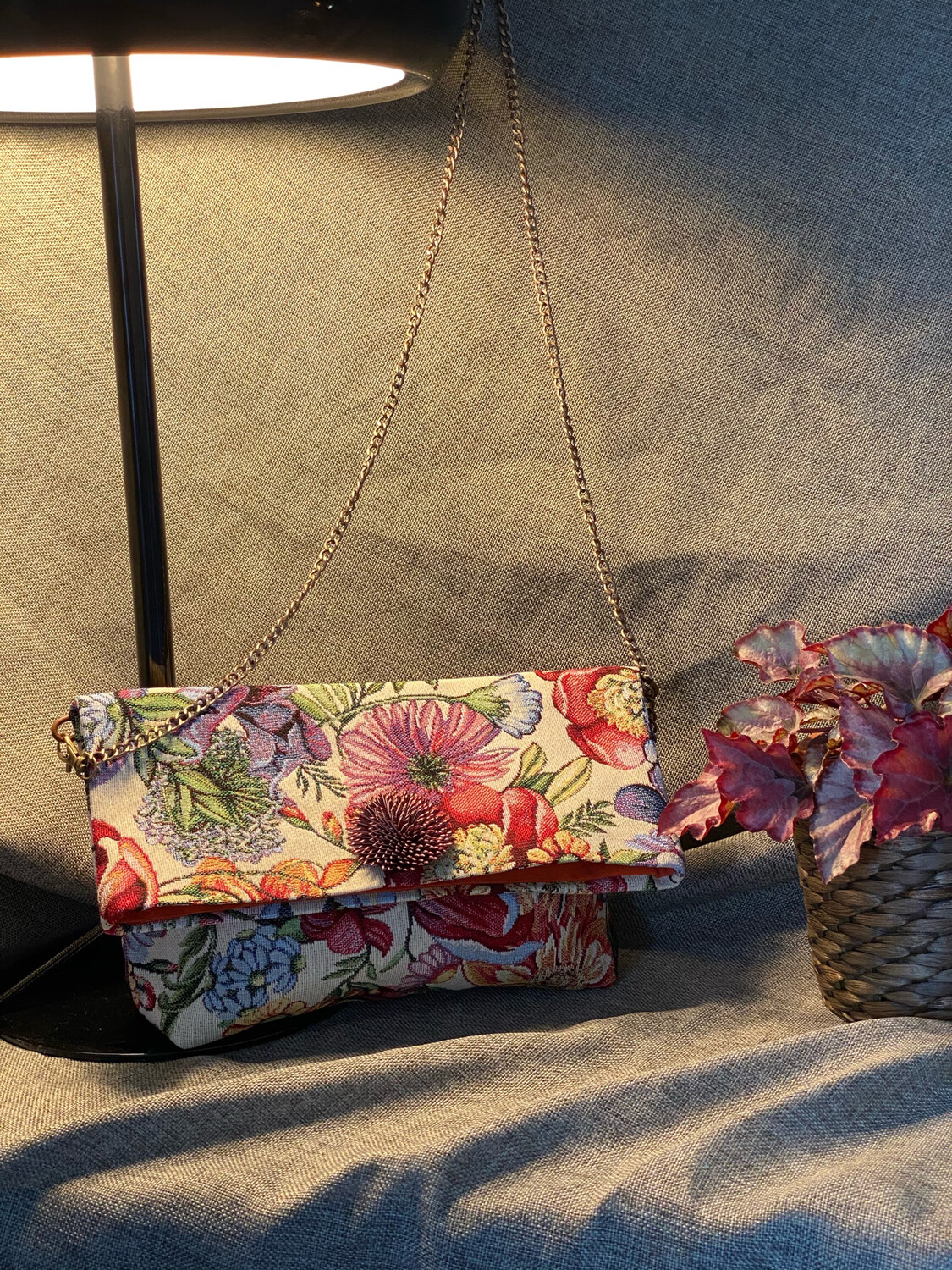 Bolso Clutch floral