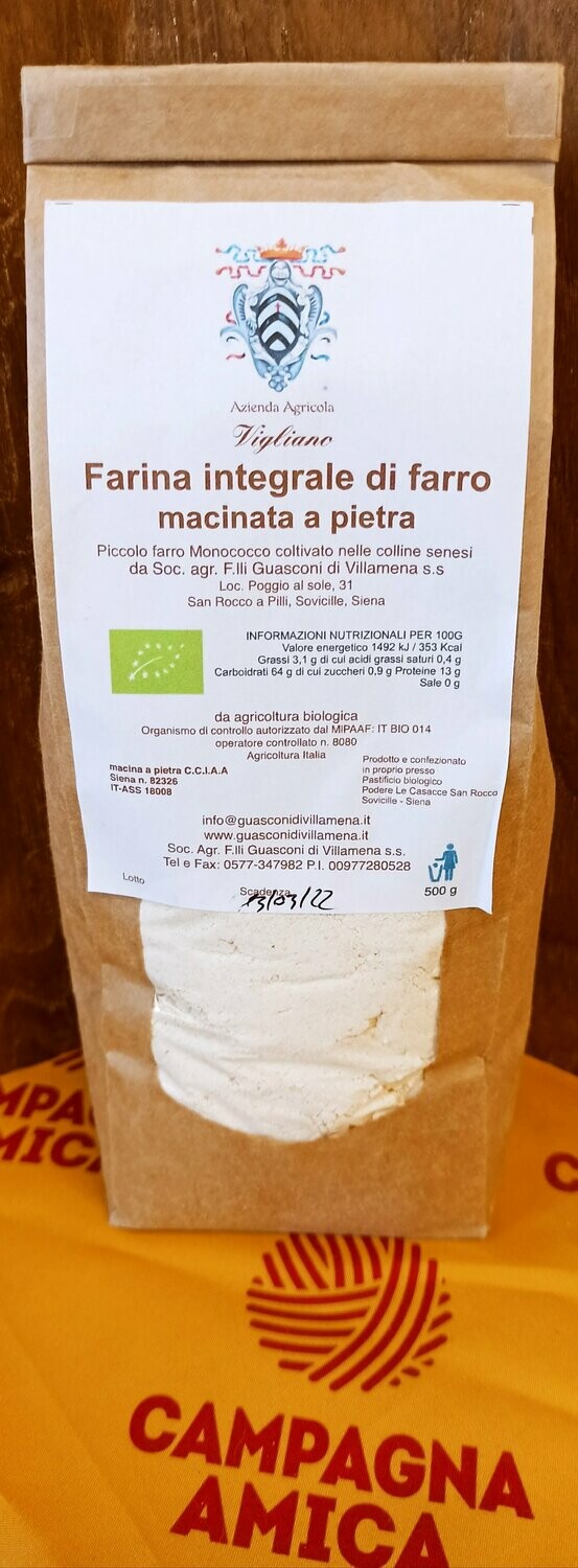 Farina di farro Monococco a pietra