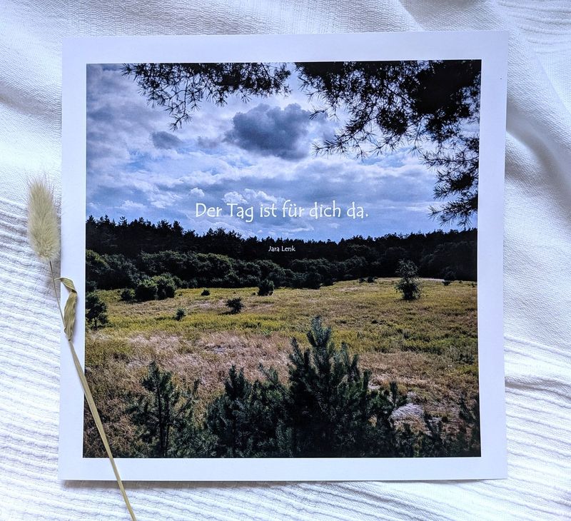 Bild 'Der Tag' 25 x 25 cm Bild 'Der Tag' 25 x 25 cm