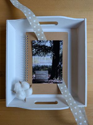 Karte (Naturfoto) 'Schwimmen und Vertrauen'