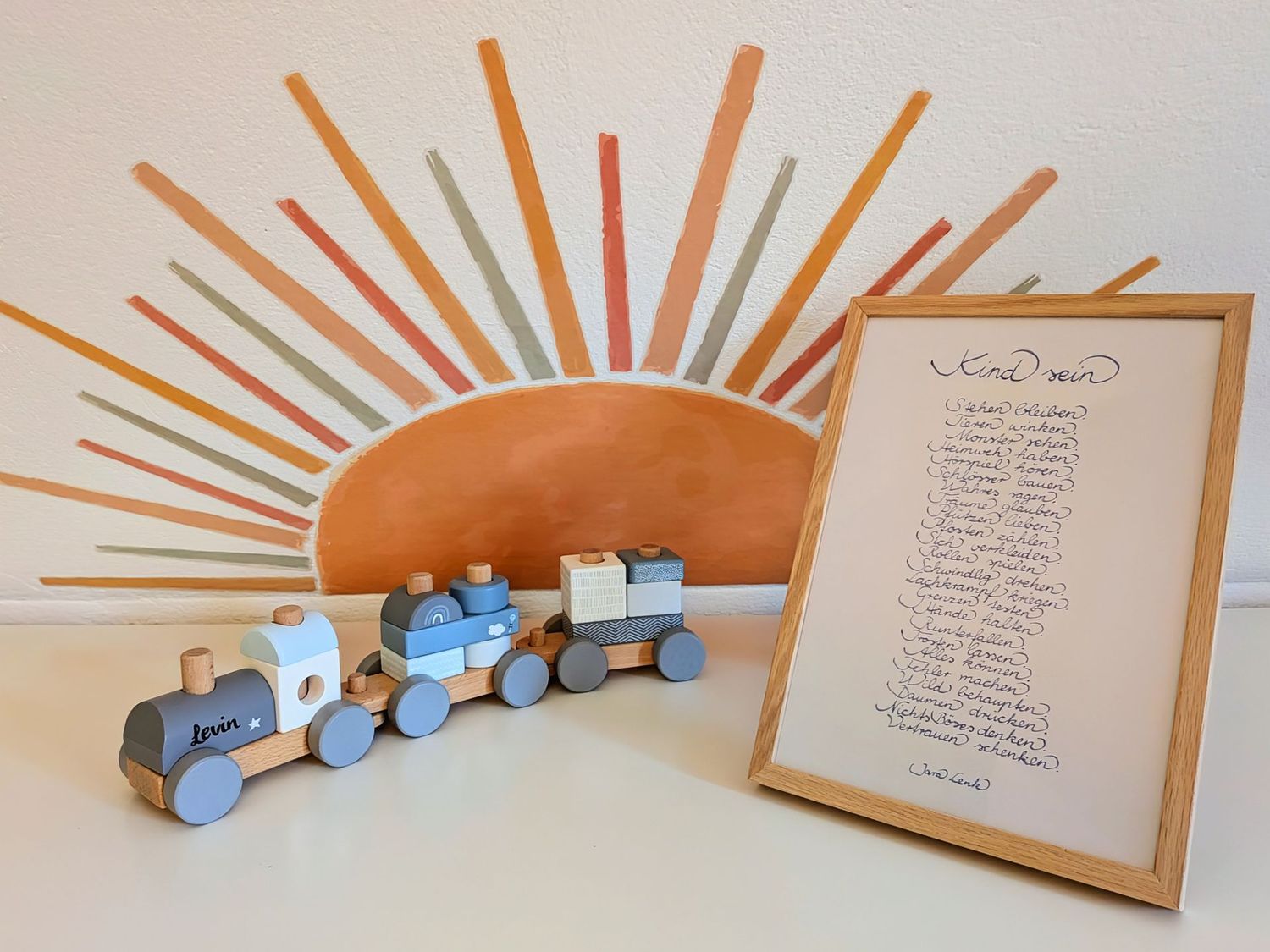 Handschrift-Druck 'Kind sein' Din A4