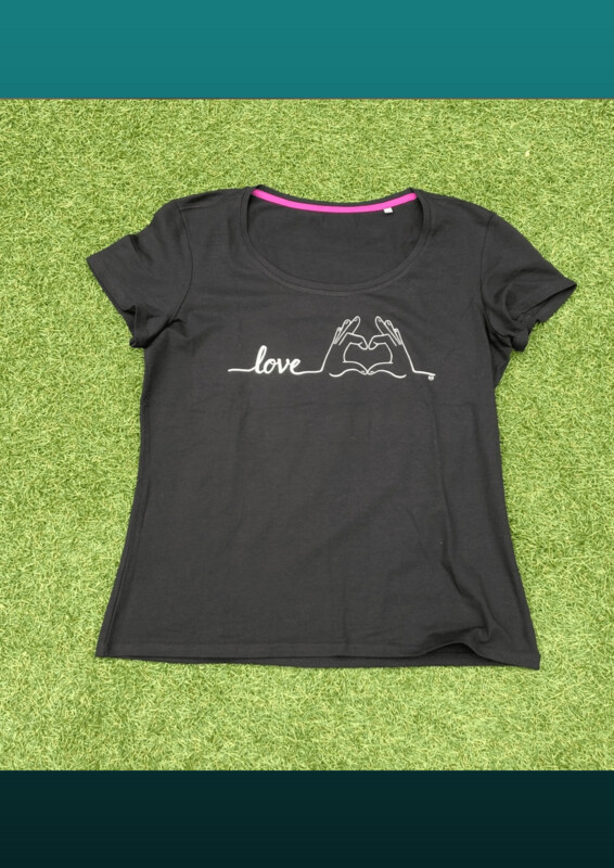 Dames shirt LOVE - zwart