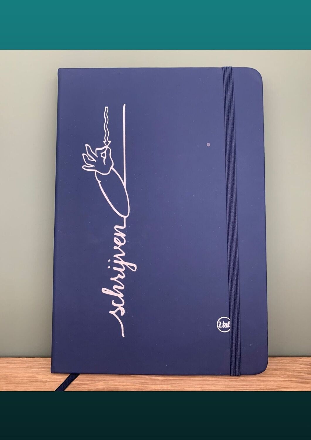 Notitieboekje  blauw