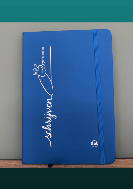 Notitieboekje  blauw