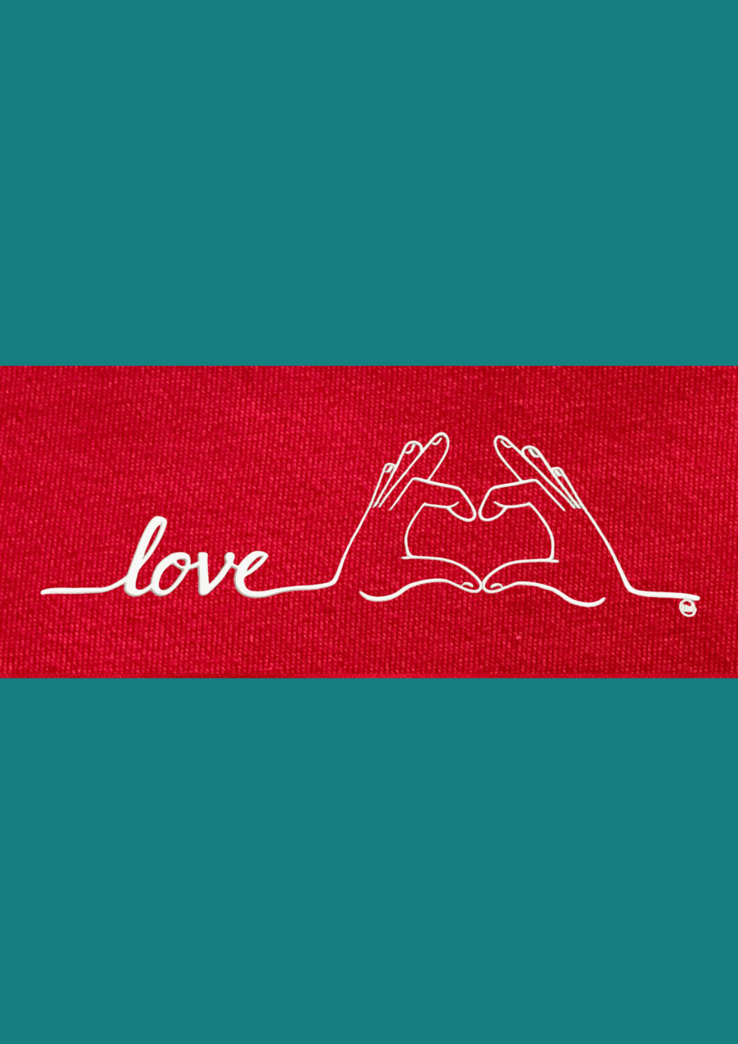 Shirt LOVE Rood