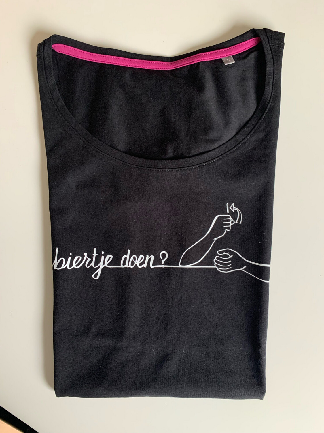 Dames Shirt “Biertje Doen”