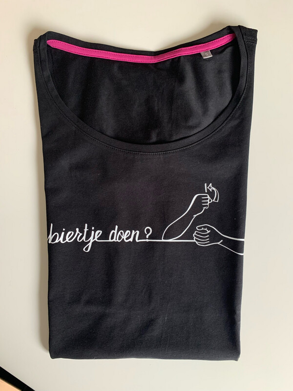 Dames Shirt “Biertje Doen”