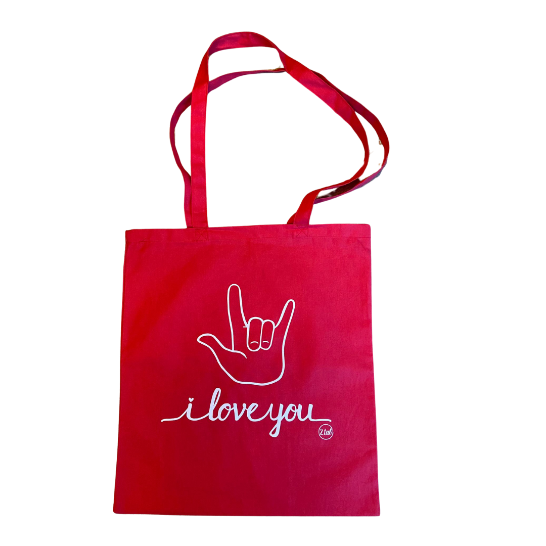 Tas I-Love-You rood