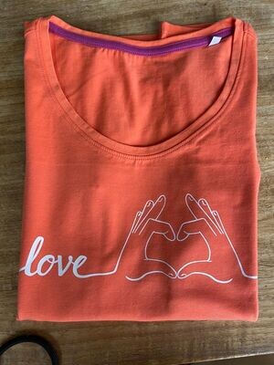 Dames shirt LOVE - Oranje Koningsdag