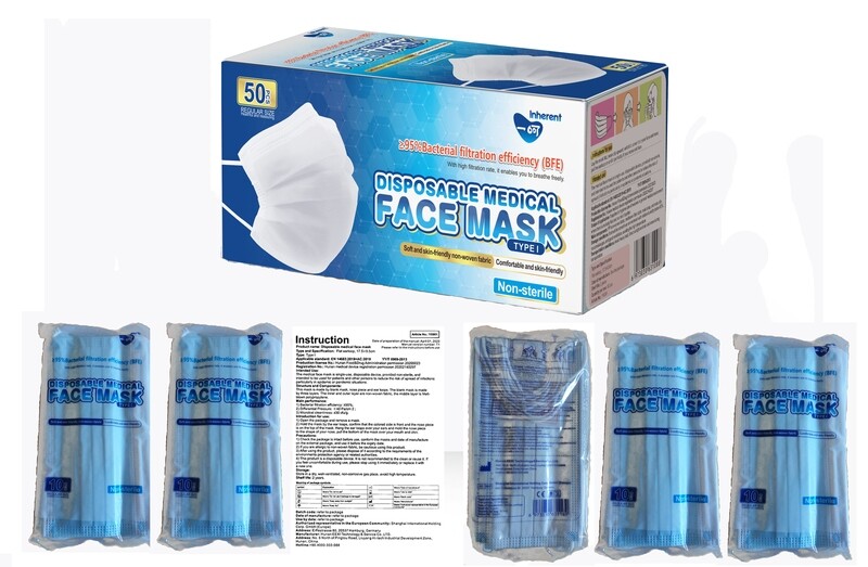 Mascherine di Protezione Certificate contro Virus e Batteri - Covid 19