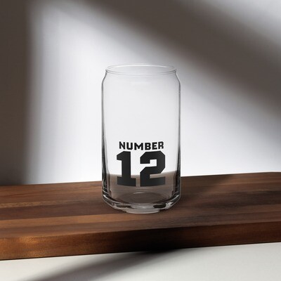 Can-shaped glass
