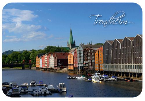 Kjøleskapsmagnet Trondheim